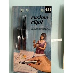Vintage Eversharp Custom Clipit Papercutter Sealed Card $1.98 Parker Pen